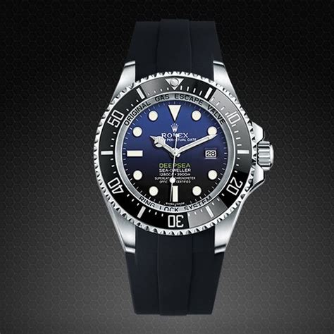 rolex deepsea flared strap.